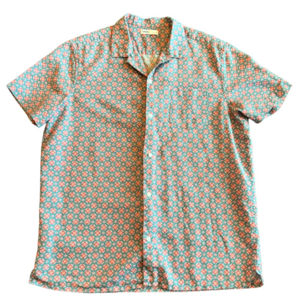 Men's Patterned Short Sleeve Shirt